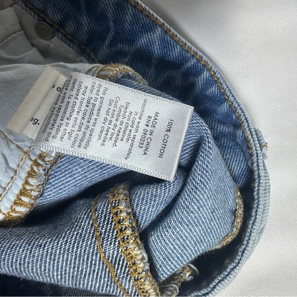 PacSun High Rise Color Block Denim Cut Off Shorts Women’s 25 - Picture 5 of 8